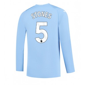 Manchester City John Stones #5 Replika Hjemmebanetrøje 2023-24 Langærmet